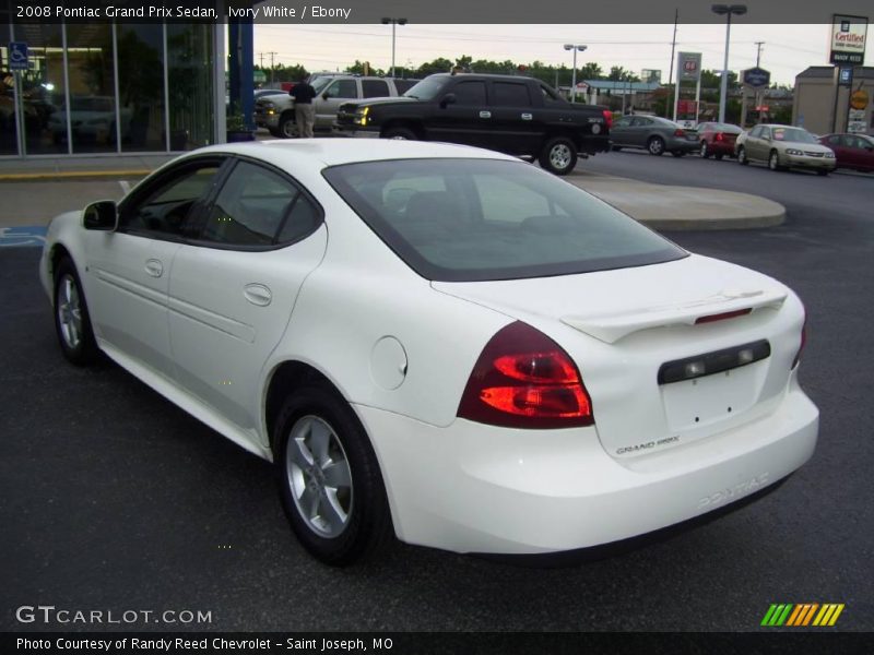 Ivory White / Ebony 2008 Pontiac Grand Prix Sedan