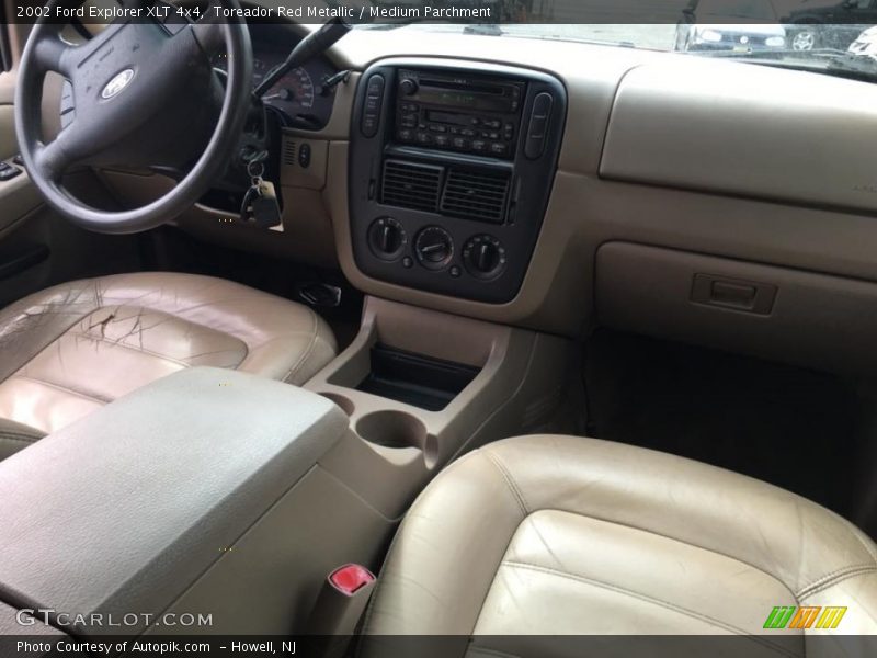 Toreador Red Metallic / Medium Parchment 2002 Ford Explorer XLT 4x4