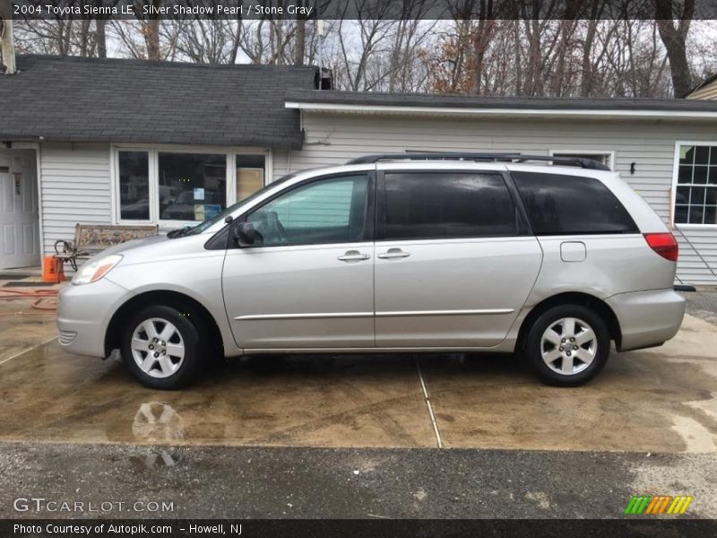 Silver Shadow Pearl / Stone Gray 2004 Toyota Sienna LE