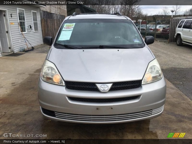Silver Shadow Pearl / Stone Gray 2004 Toyota Sienna LE
