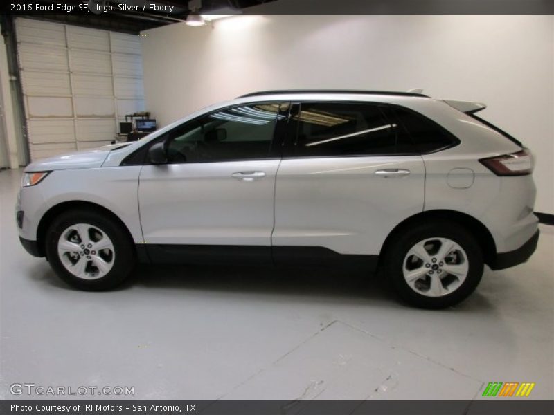 Ingot Silver / Ebony 2016 Ford Edge SE