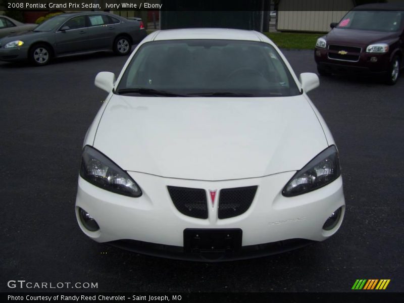 Ivory White / Ebony 2008 Pontiac Grand Prix Sedan