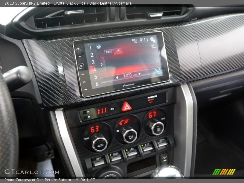 Crystal Black Silica / Black Leather/Alcantara 2013 Subaru BRZ Limited