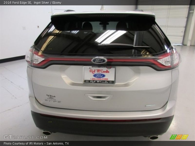 Ingot Silver / Ebony 2016 Ford Edge SE