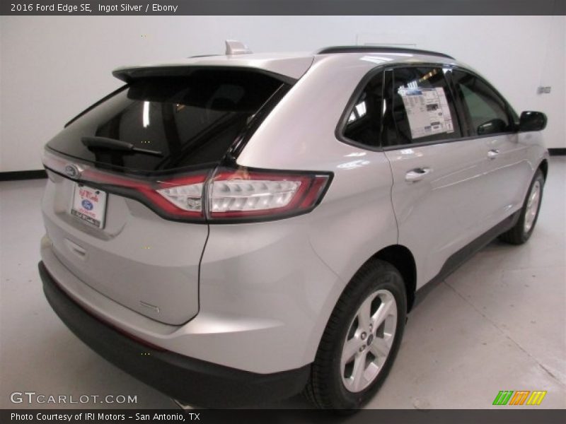 Ingot Silver / Ebony 2016 Ford Edge SE