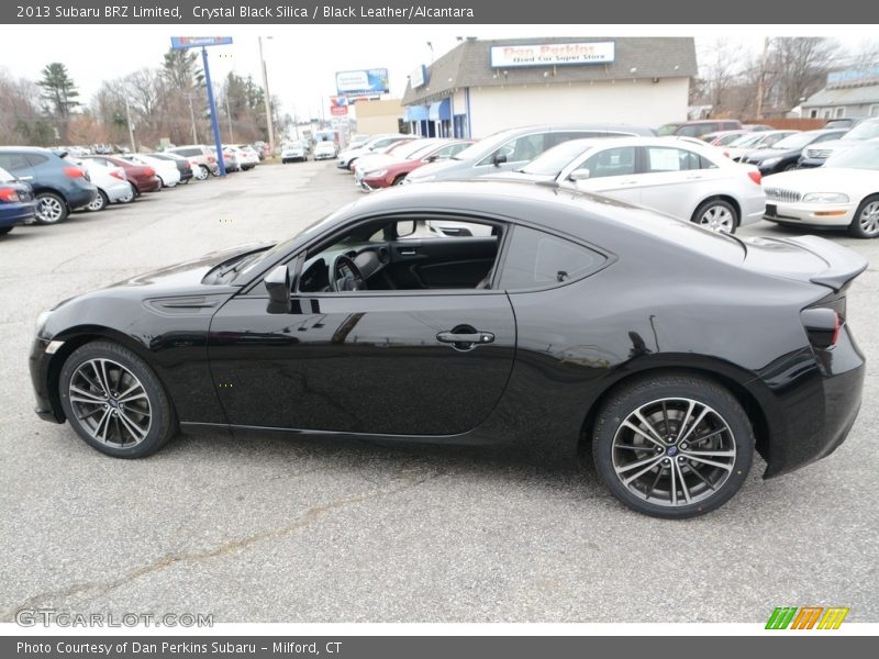 Crystal Black Silica / Black Leather/Alcantara 2013 Subaru BRZ Limited