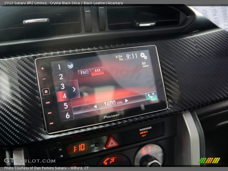 Crystal Black Silica / Black Leather/Alcantara 2013 Subaru BRZ Limited