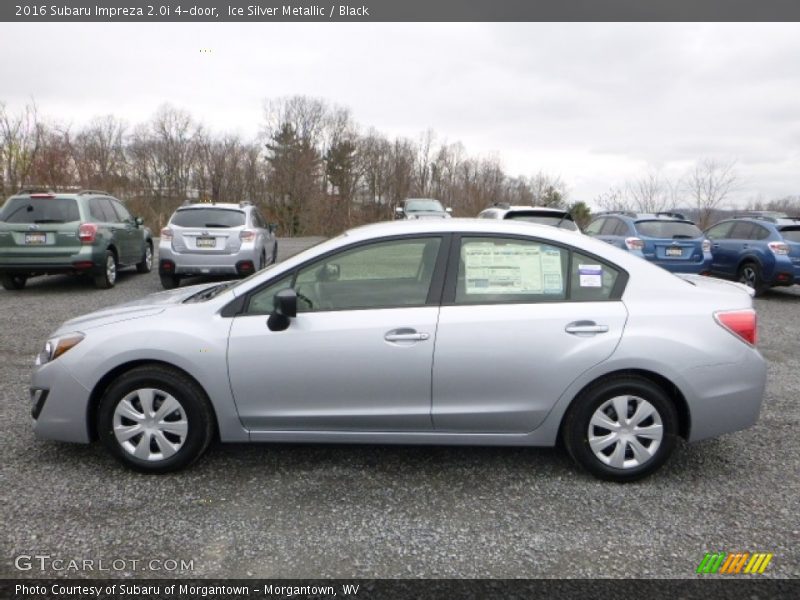 Ice Silver Metallic / Black 2016 Subaru Impreza 2.0i 4-door