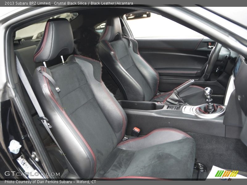 Crystal Black Silica / Black Leather/Alcantara 2013 Subaru BRZ Limited