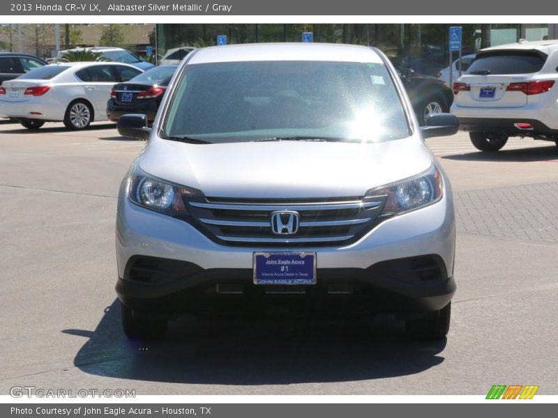 Alabaster Silver Metallic / Gray 2013 Honda CR-V LX