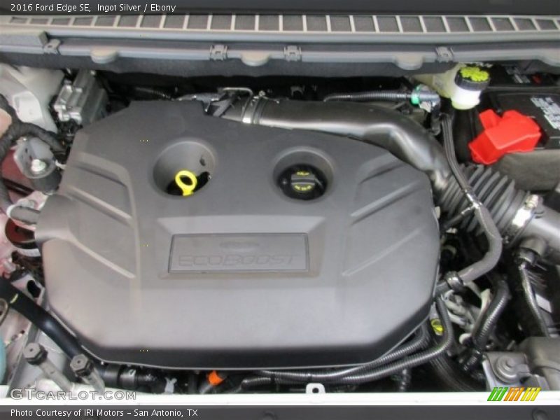 Ingot Silver / Ebony 2016 Ford Edge SE