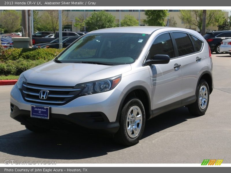 Alabaster Silver Metallic / Gray 2013 Honda CR-V LX