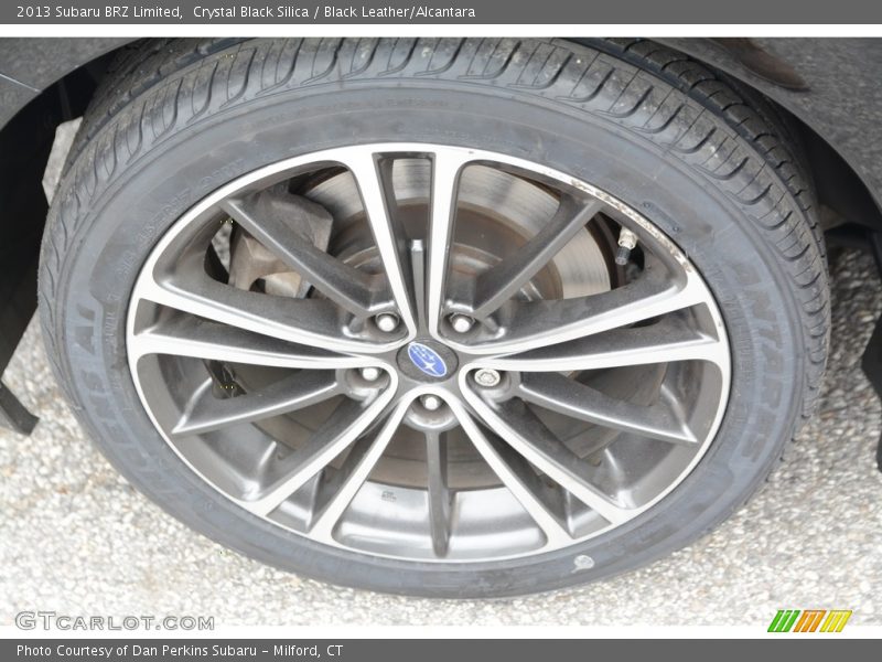 Crystal Black Silica / Black Leather/Alcantara 2013 Subaru BRZ Limited