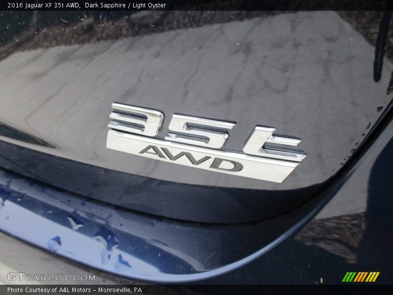 Dark Sapphire / Light Oyster 2016 Jaguar XF 35t AWD