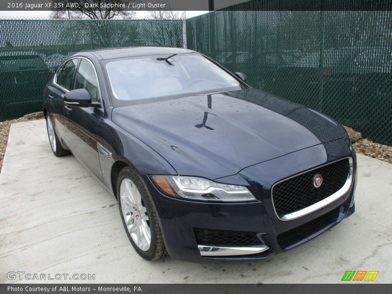 Dark Sapphire / Light Oyster 2016 Jaguar XF 35t AWD