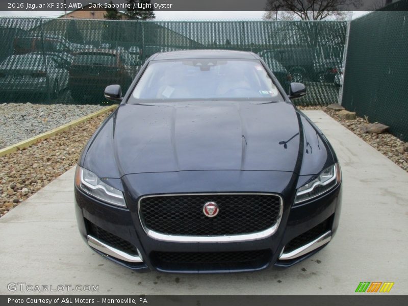 Dark Sapphire / Light Oyster 2016 Jaguar XF 35t AWD