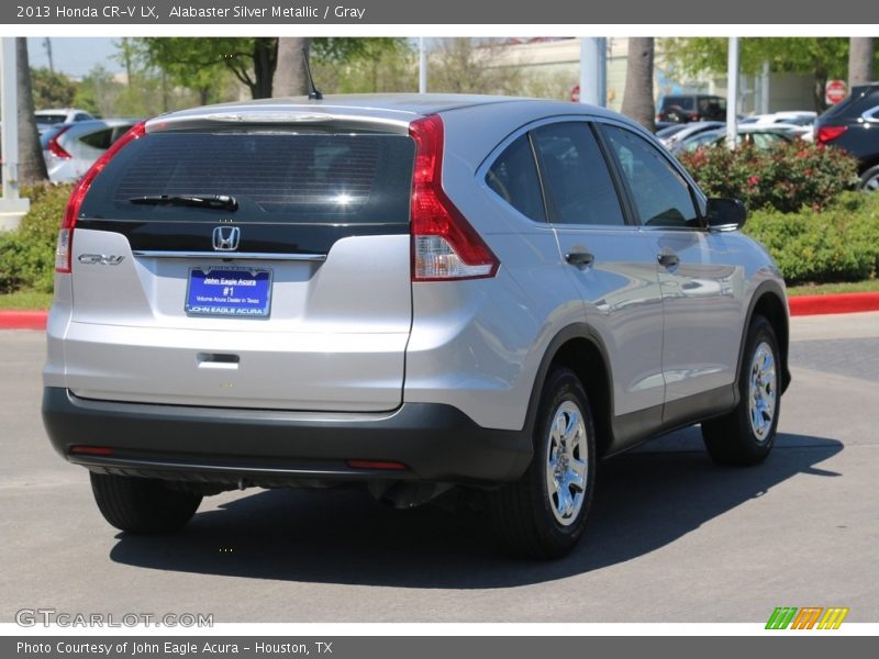 Alabaster Silver Metallic / Gray 2013 Honda CR-V LX