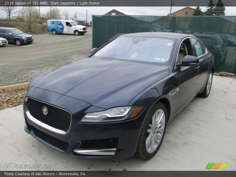 Dark Sapphire / Light Oyster 2016 Jaguar XF 35t AWD