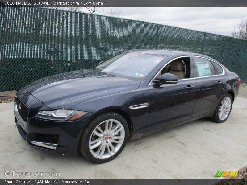 Dark Sapphire / Light Oyster 2016 Jaguar XF 35t AWD