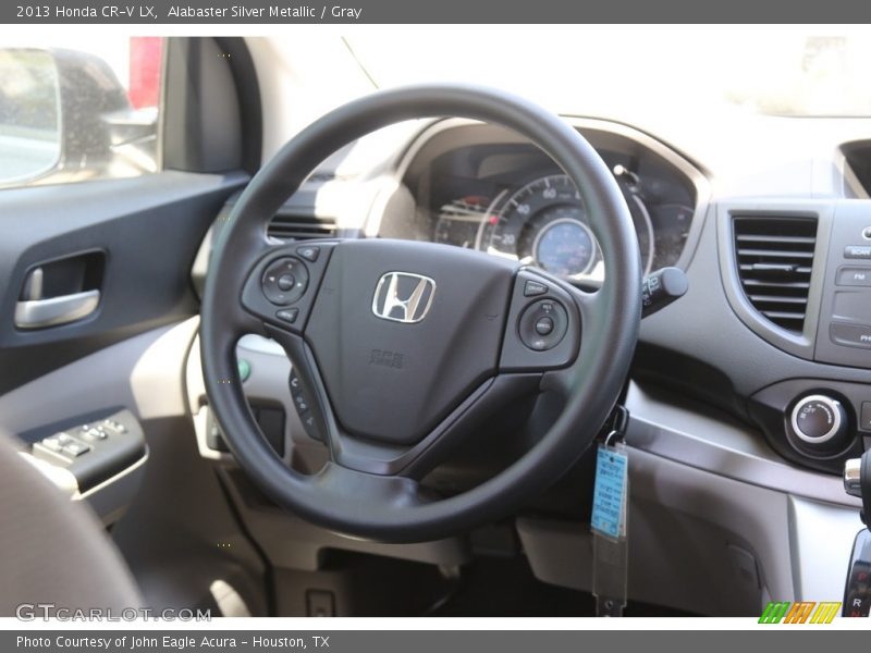 Alabaster Silver Metallic / Gray 2013 Honda CR-V LX