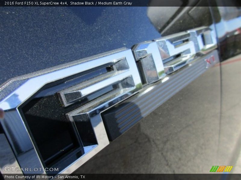 Shadow Black / Medium Earth Gray 2016 Ford F150 XL SuperCrew 4x4