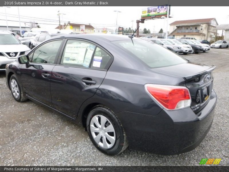 Dark Gray Metallic / Black 2016 Subaru Impreza 2.0i 4-door