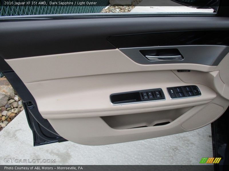 Dark Sapphire / Light Oyster 2016 Jaguar XF 35t AWD