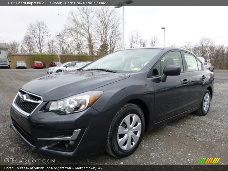 Dark Gray Metallic / Black 2016 Subaru Impreza 2.0i 4-door