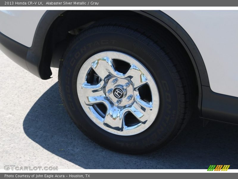 Alabaster Silver Metallic / Gray 2013 Honda CR-V LX