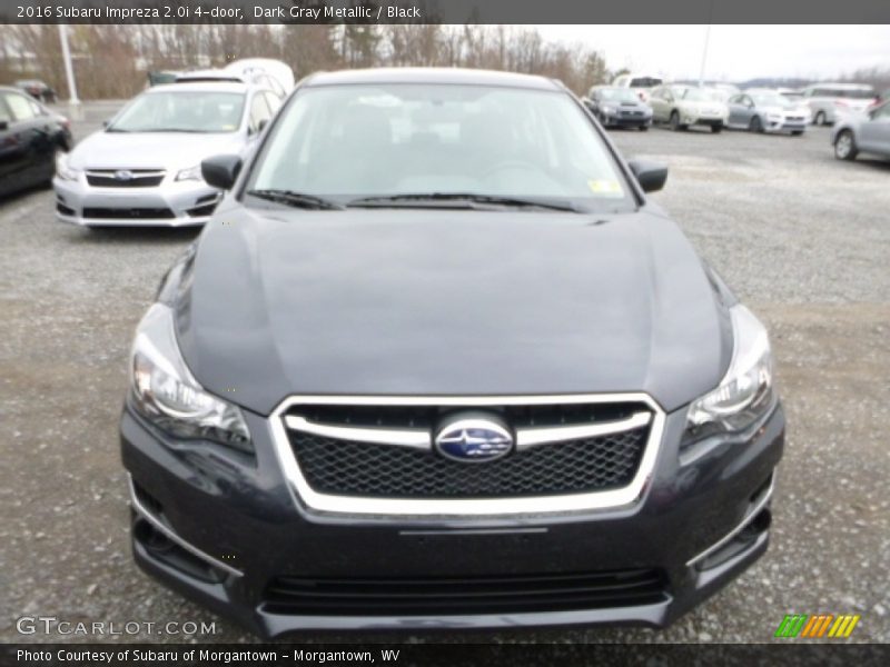 Dark Gray Metallic / Black 2016 Subaru Impreza 2.0i 4-door