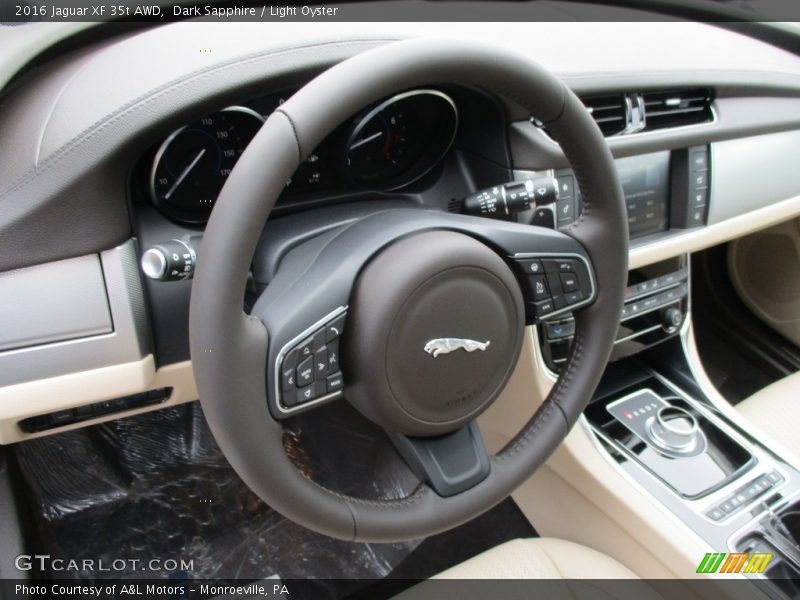 Dark Sapphire / Light Oyster 2016 Jaguar XF 35t AWD