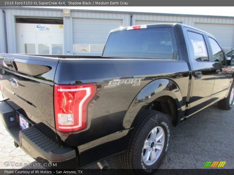 Shadow Black / Medium Earth Gray 2016 Ford F150 XL SuperCrew 4x4