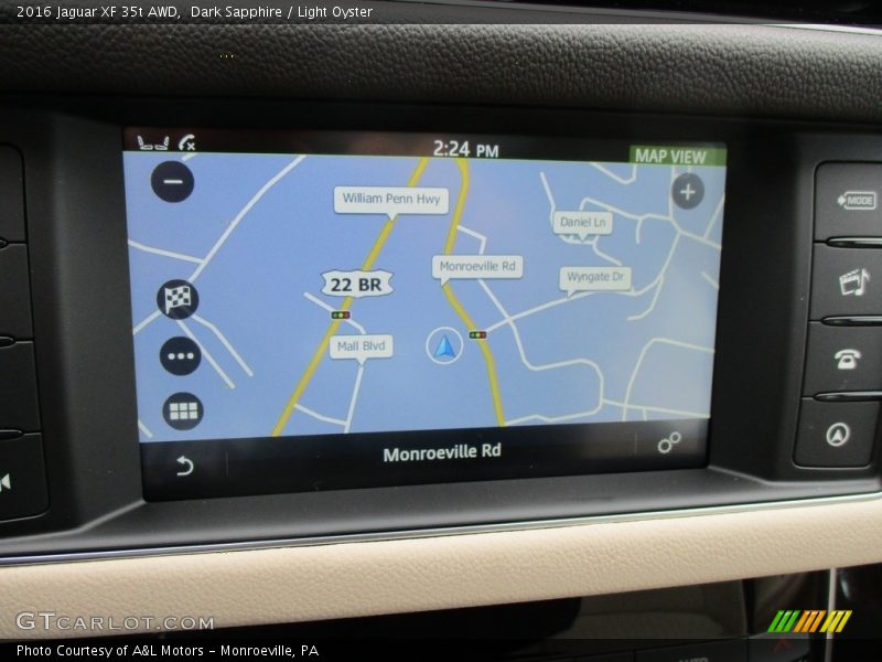 Dark Sapphire / Light Oyster 2016 Jaguar XF 35t AWD