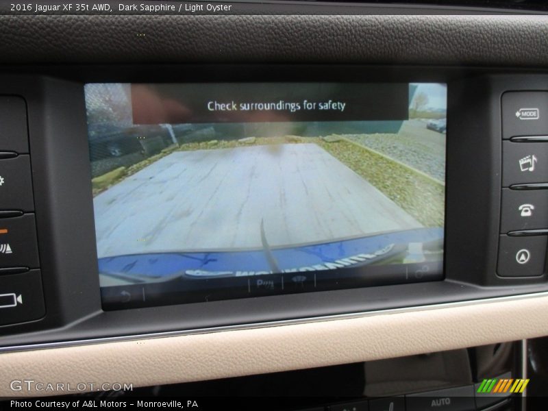 Dark Sapphire / Light Oyster 2016 Jaguar XF 35t AWD