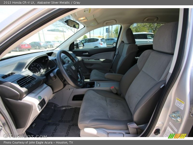 Alabaster Silver Metallic / Gray 2013 Honda CR-V LX