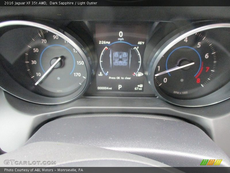 Dark Sapphire / Light Oyster 2016 Jaguar XF 35t AWD