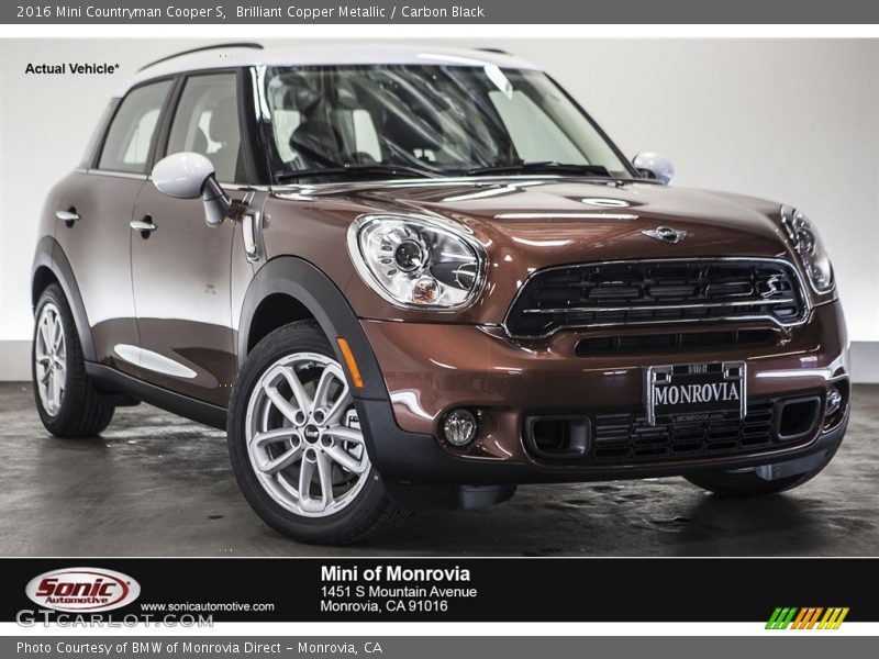 Brilliant Copper Metallic / Carbon Black 2016 Mini Countryman Cooper S