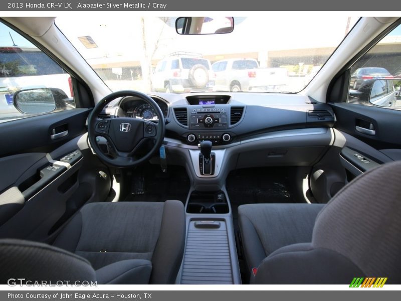 Alabaster Silver Metallic / Gray 2013 Honda CR-V LX