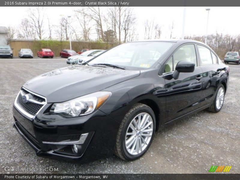 Crystal Black Silica / Ivory 2016 Subaru Impreza 2.0i Premium 4-door