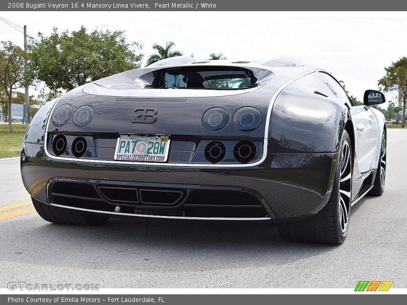 Pearl Metallic / White 2008 Bugatti Veyron 16.4 Mansory Linea Vivere