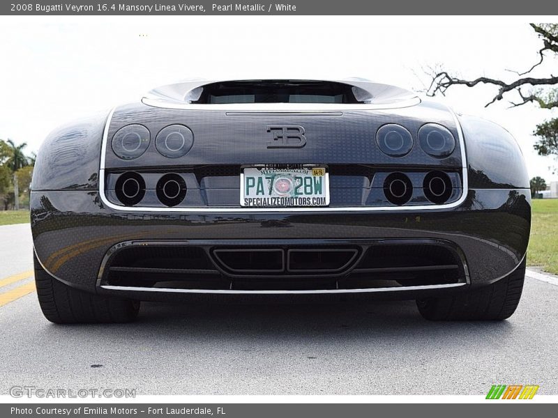 Pearl Metallic / White 2008 Bugatti Veyron 16.4 Mansory Linea Vivere