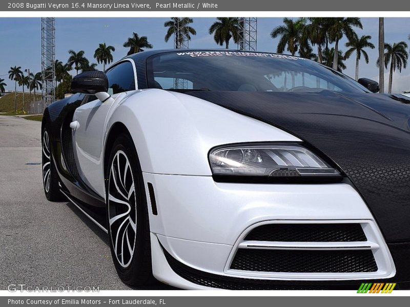 Pearl Metallic / White 2008 Bugatti Veyron 16.4 Mansory Linea Vivere