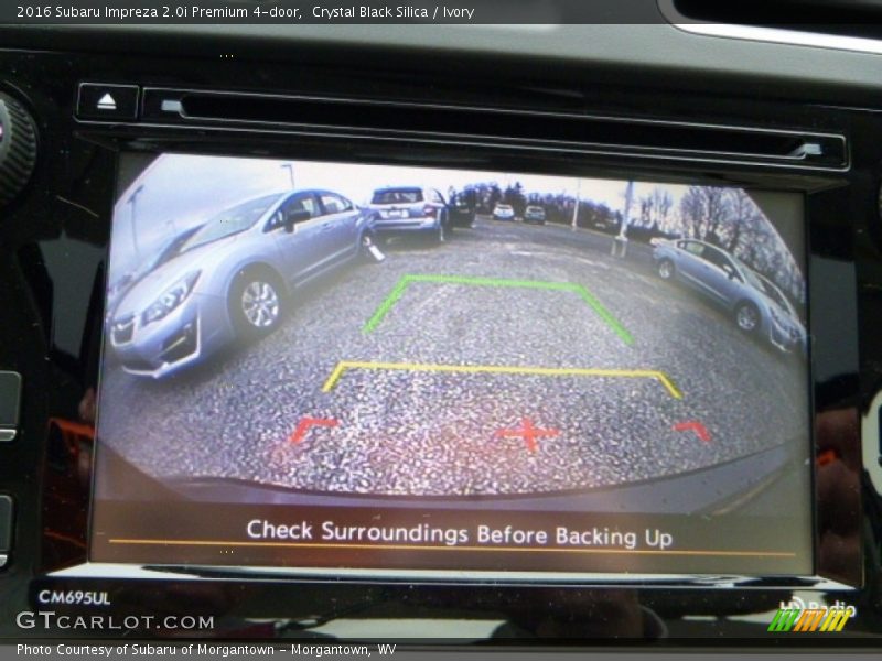 Crystal Black Silica / Ivory 2016 Subaru Impreza 2.0i Premium 4-door