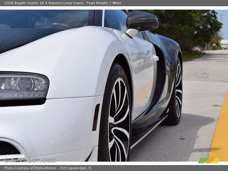 Pearl Metallic / White 2008 Bugatti Veyron 16.4 Mansory Linea Vivere