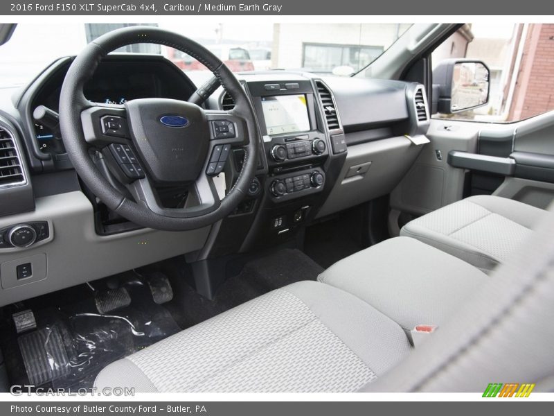 Caribou / Medium Earth Gray 2016 Ford F150 XLT SuperCab 4x4