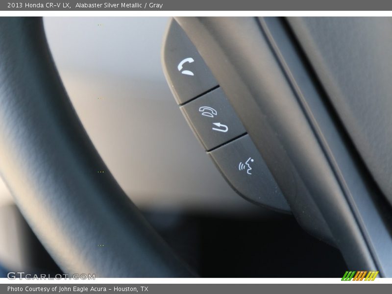 Alabaster Silver Metallic / Gray 2013 Honda CR-V LX