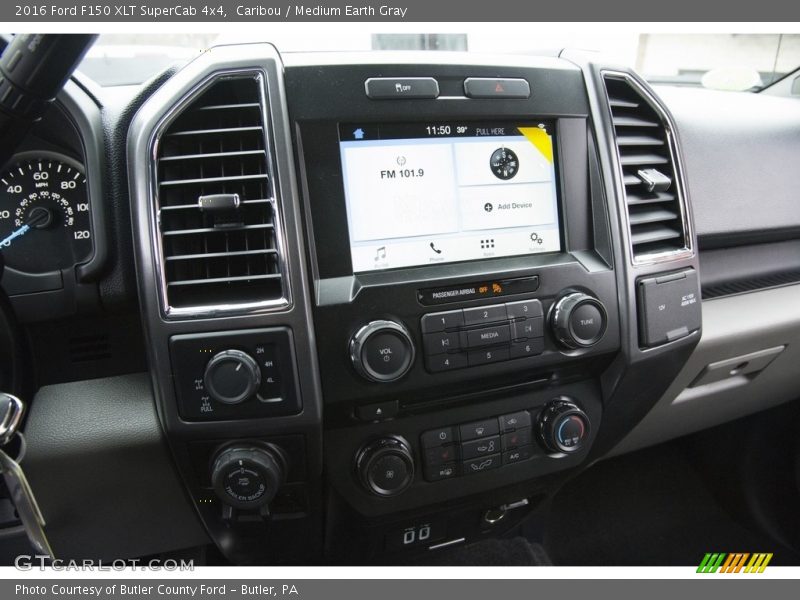 Caribou / Medium Earth Gray 2016 Ford F150 XLT SuperCab 4x4