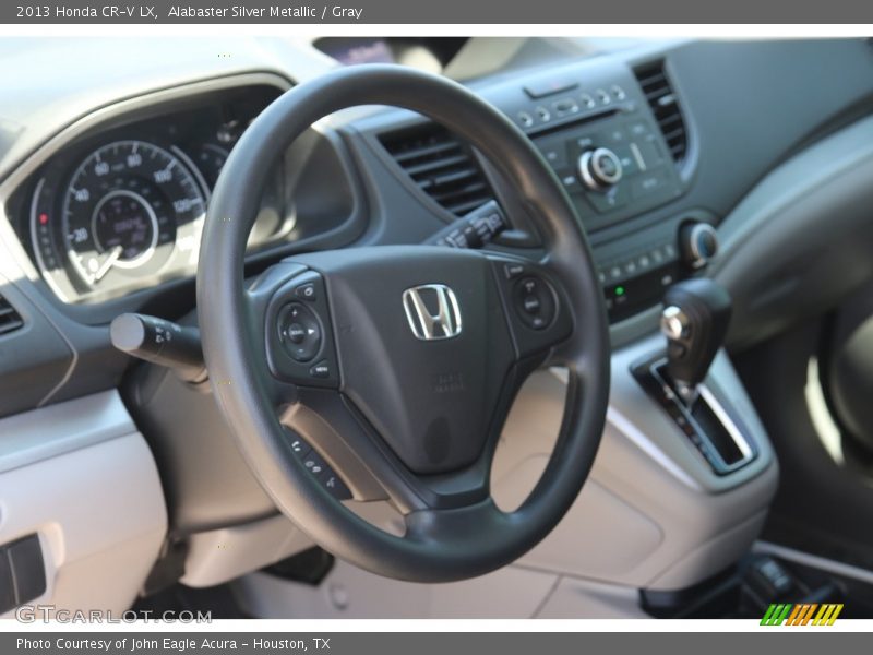 Alabaster Silver Metallic / Gray 2013 Honda CR-V LX
