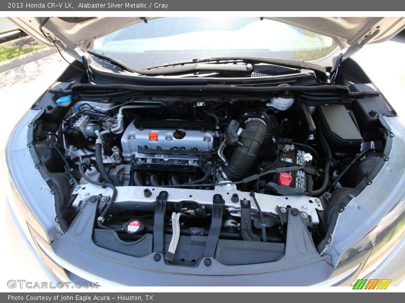 Alabaster Silver Metallic / Gray 2013 Honda CR-V LX