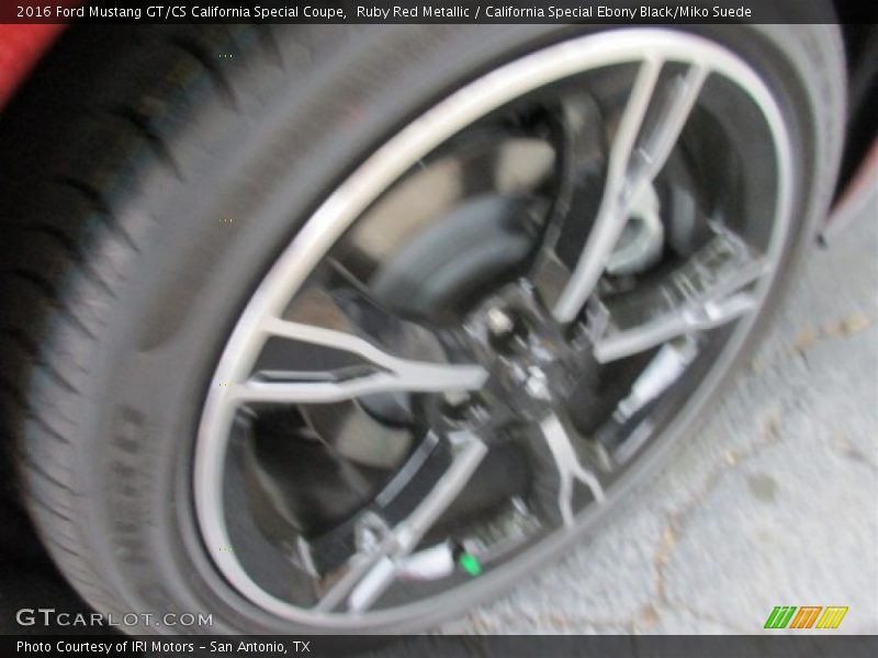 Ruby Red Metallic / California Special Ebony Black/Miko Suede 2016 Ford Mustang GT/CS California Special Coupe